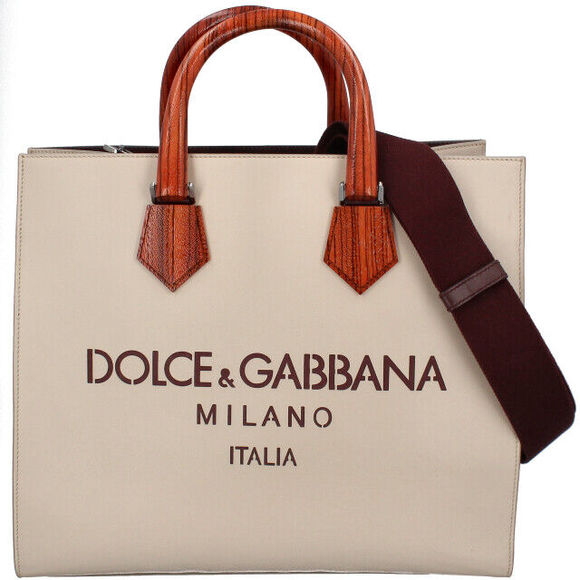 Dolce&Gabbana Handbags - Dolce&Gabbana Logo Shopping Bag Leather #92147D70B